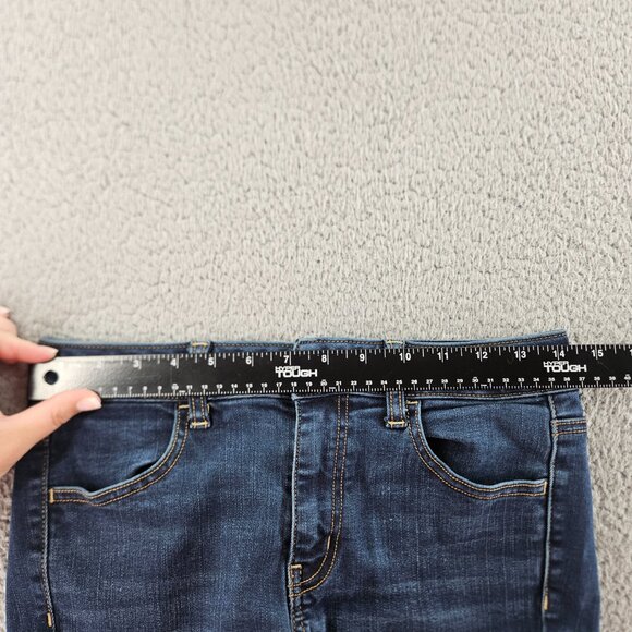 American‎ Eagle Shorts Womens 6 Denim Super Stretch Jegging Cut Off Distressed - Picture 9 of 15